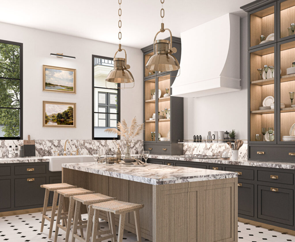 Psychological benefits of home remodeling in an elegant kitchen by Haus Atelier on Gentle Road